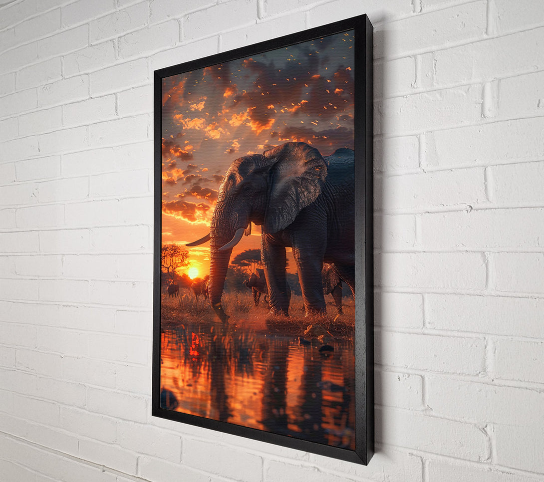  A Canvas Print of Golden Hour Giant Canvas Art