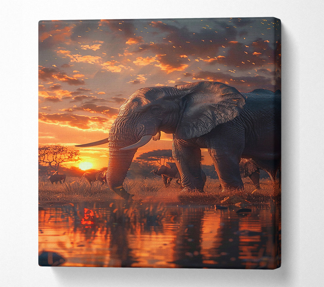  A Canvas Print of Golden Hour Giant Canvas Art