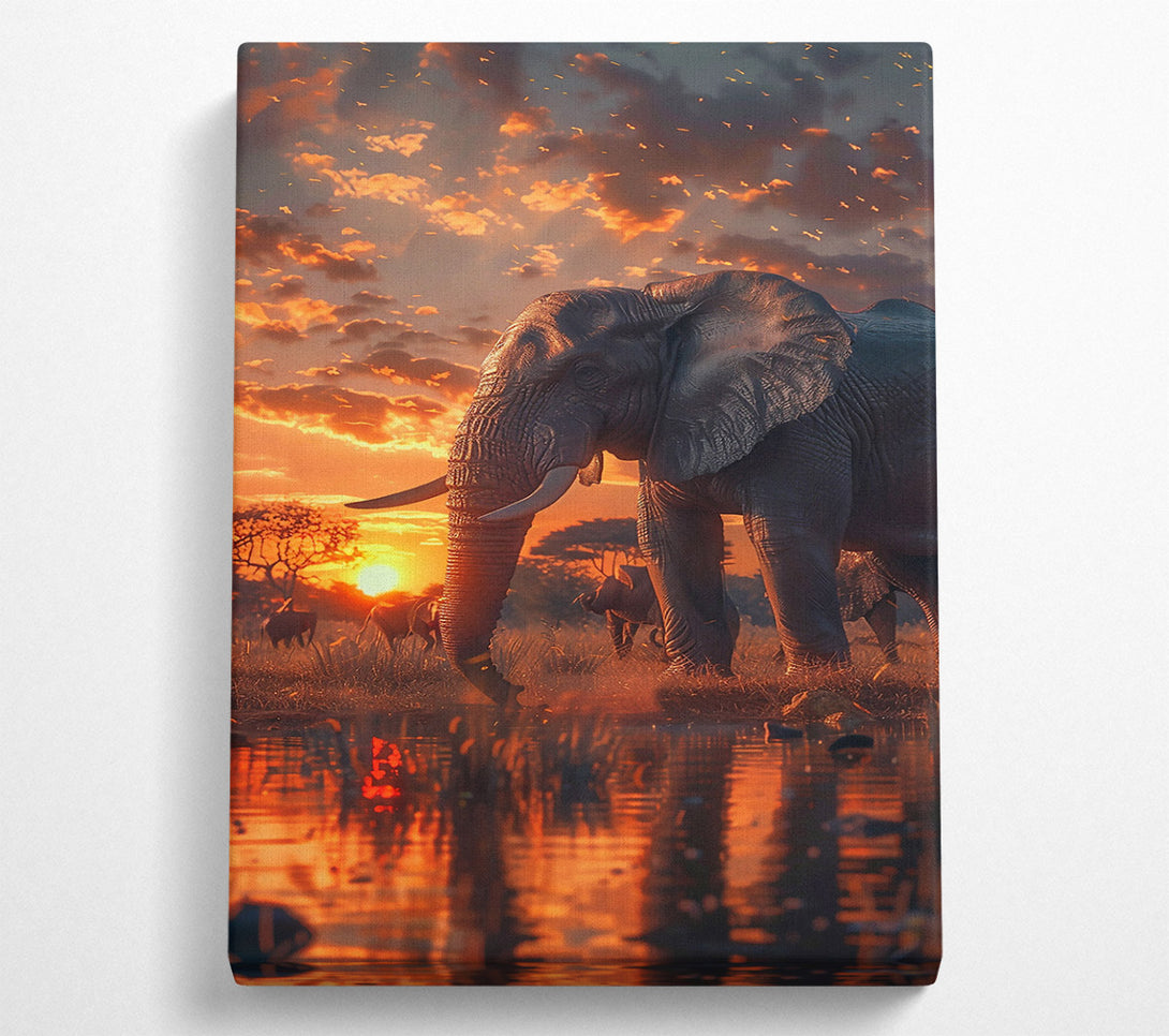  A Canvas Print of Golden Hour Giant Canvas Art
