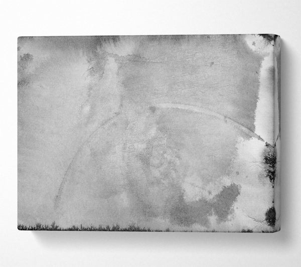  A Canvas Print of Silver Ink Stains Canvas Print