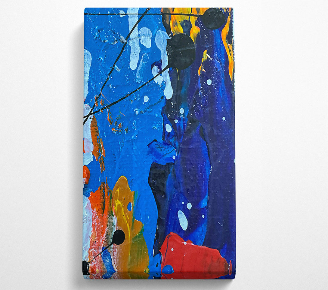  A Canvas Print of Azure Abstract Escape Canvas Art