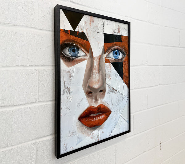Orange Abstract Portrait