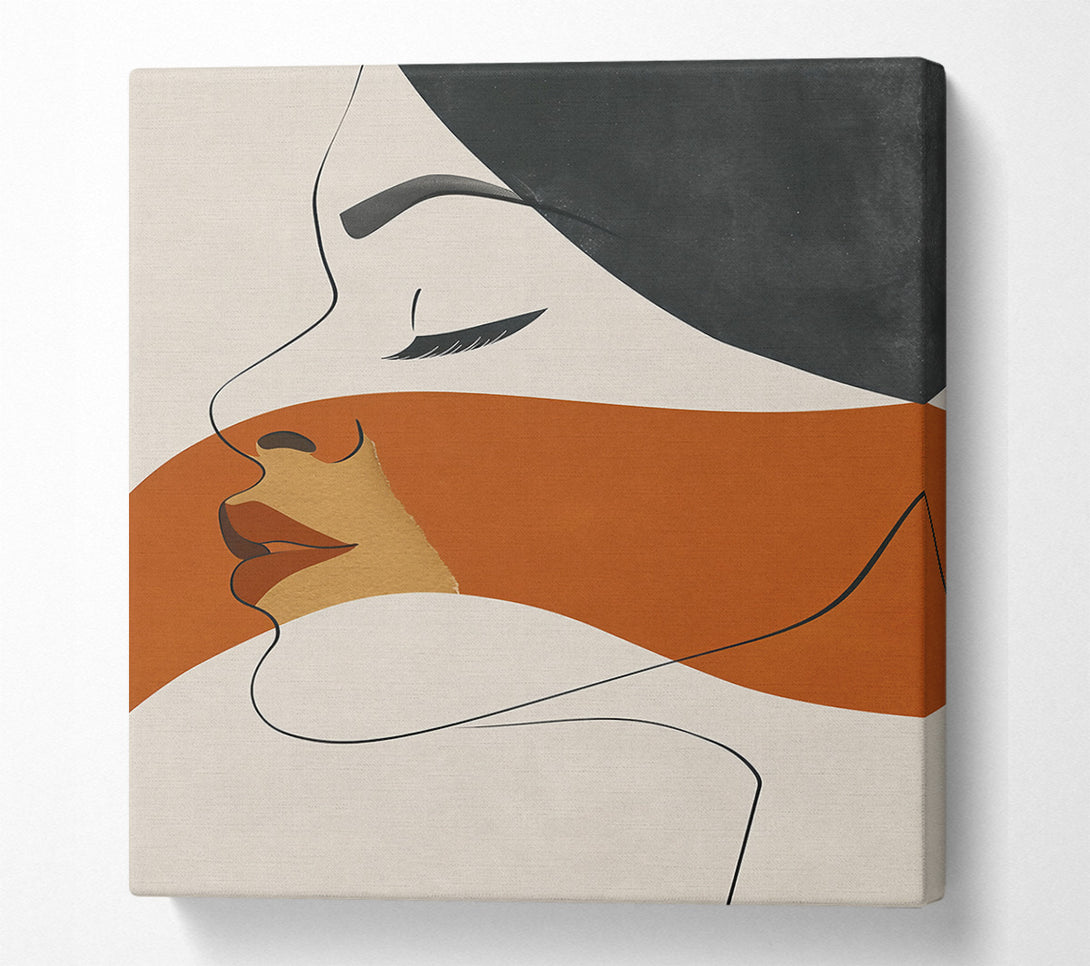  A Canvas Print of Rust And Line Dream Canvas Wall Art