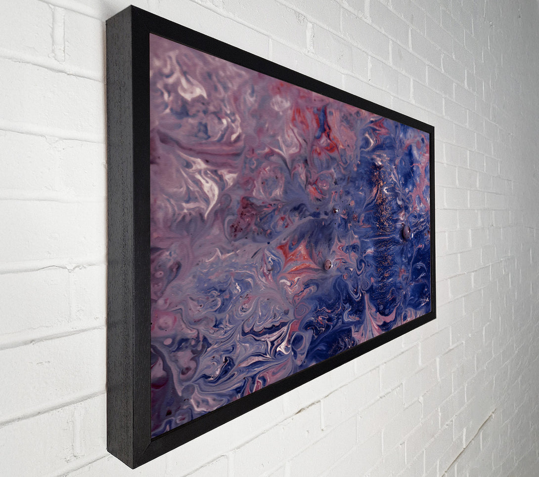  A Canvas Print of Indigo Cosmic Flow Canvas Art