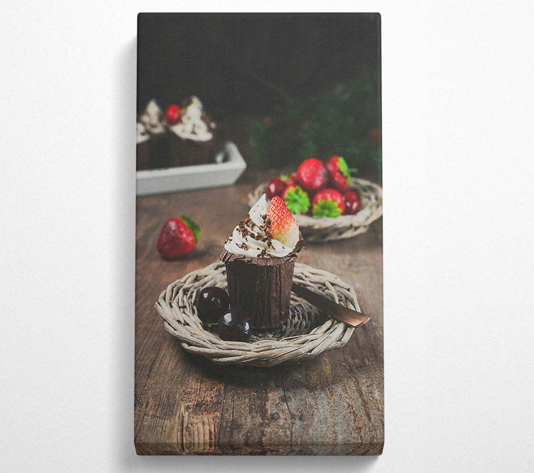  A Canvas Print of Chocolate Cherry Delight Canvas Print