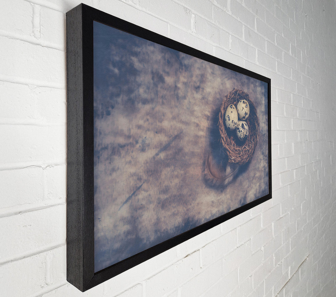  A Canvas Print of Dusty Grey Nestlings Canvas Art