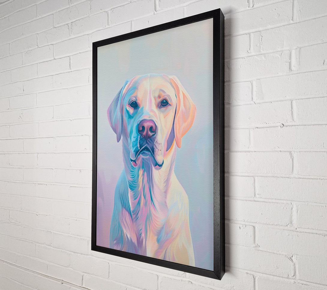  A Canvas Print of Azure Lab Gaze Canvas Wall Art