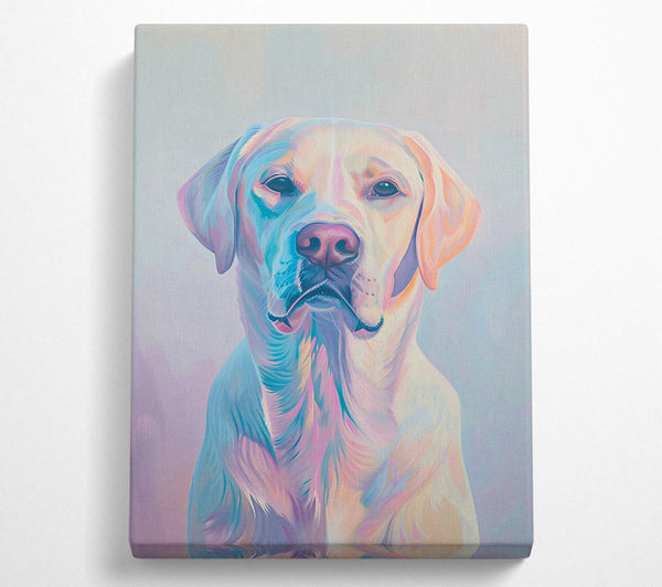  A Canvas Print of Azure Lab Gaze Canvas Wall Art