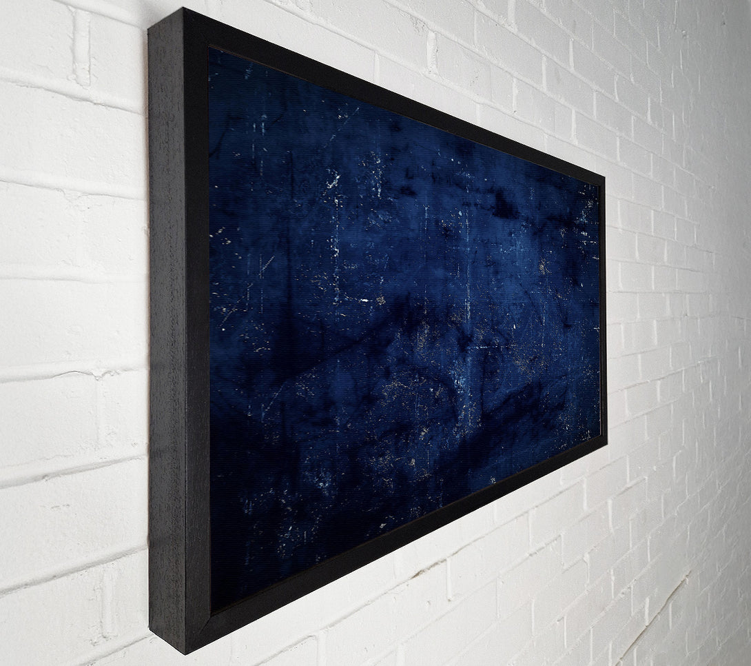  A Canvas Print of Midnight Blue Abstract Canvas Art