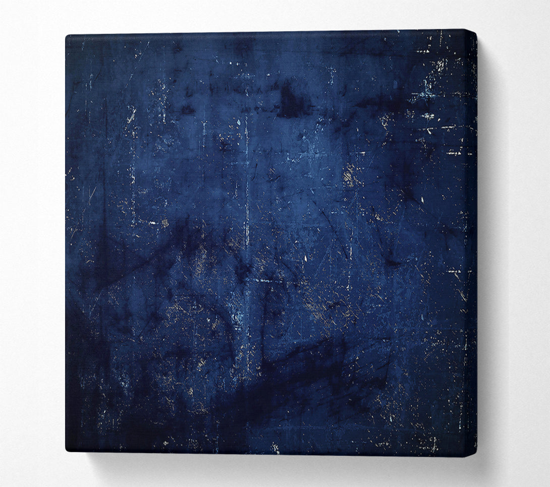  A Canvas Print of Midnight Blue Abstract Canvas Art