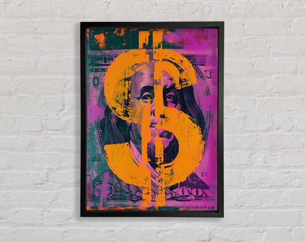 Dollar Ben Franklin Framed Print