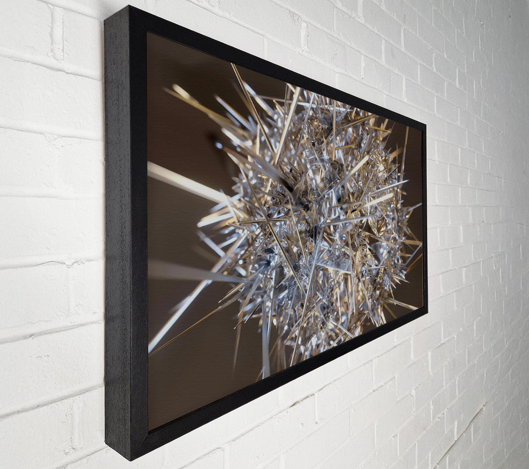  A Canvas Print of Silver Spiked Cluster Canvas Wall Art