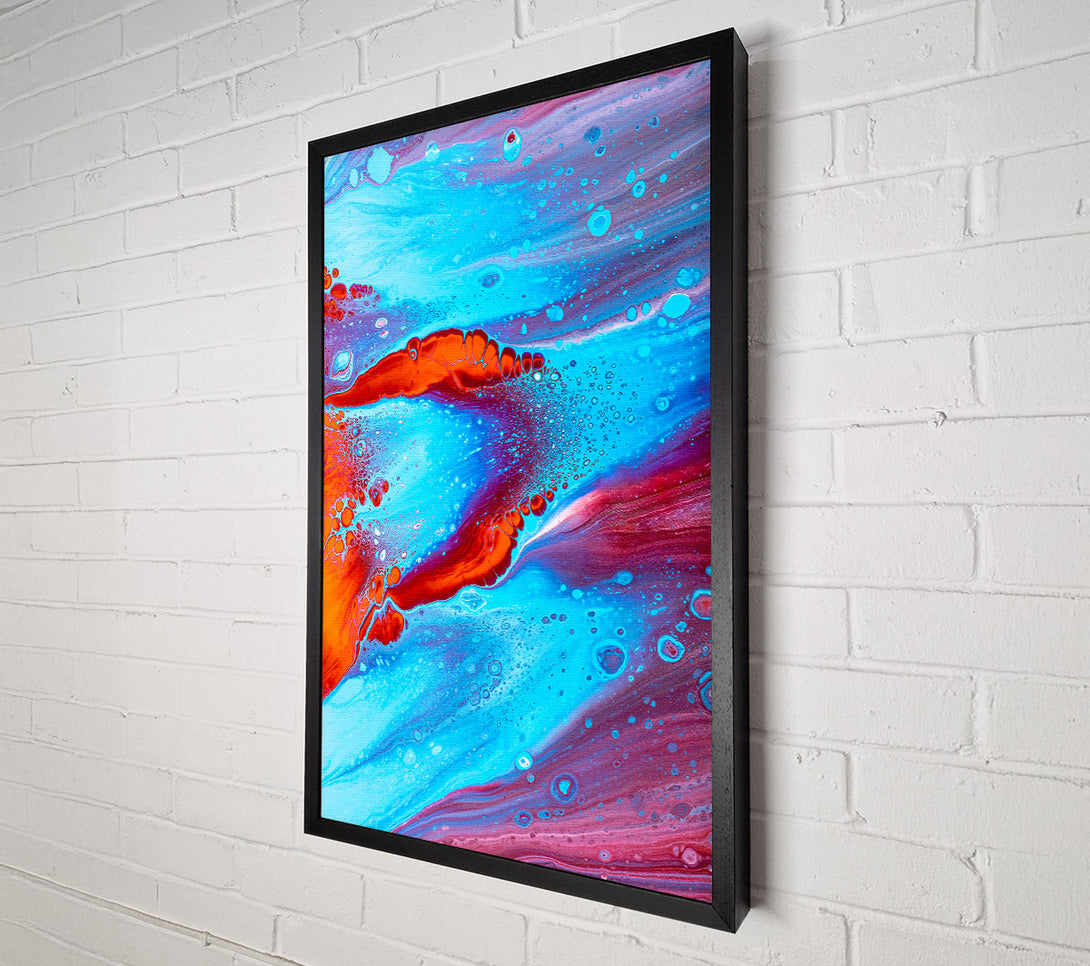  A Canvas Print of Azure Dreamscape Flow Canvas Print