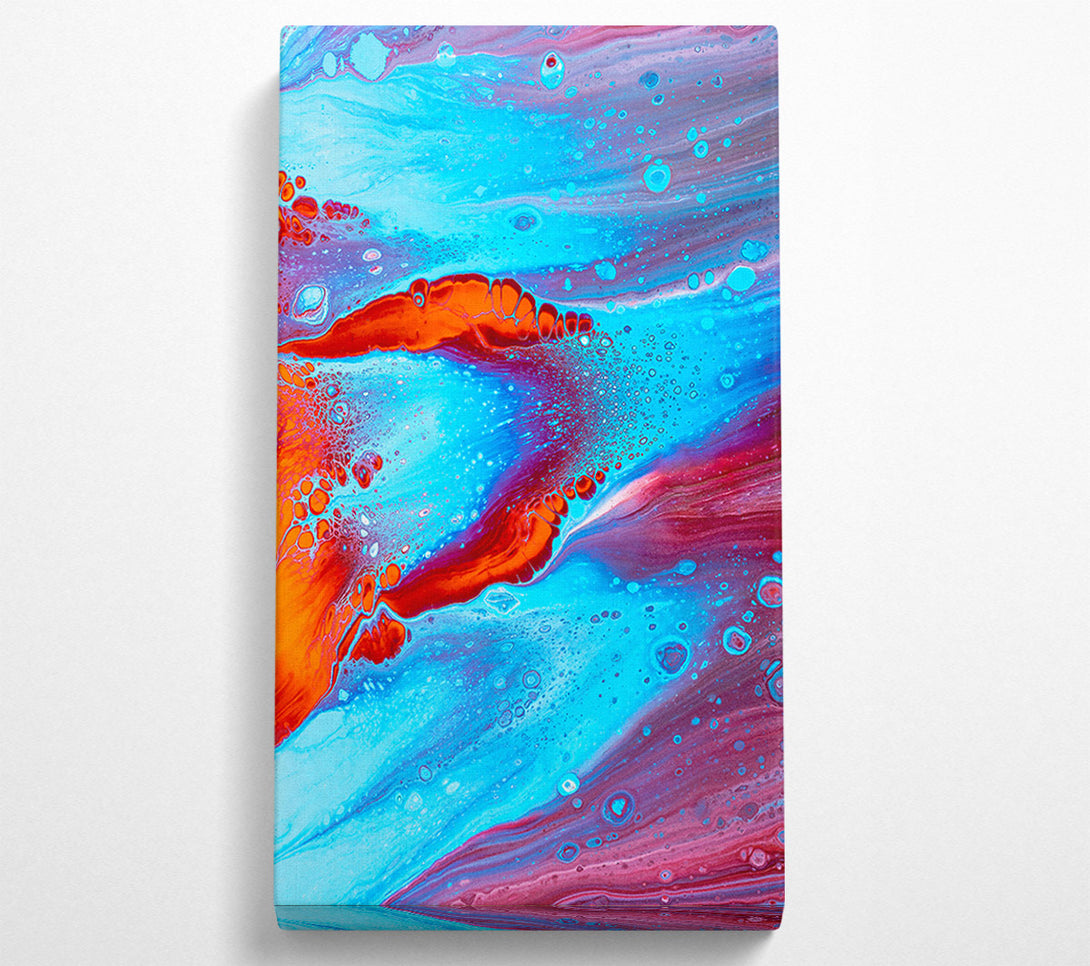  A Canvas Print of Azure Dreamscape Flow Canvas Print
