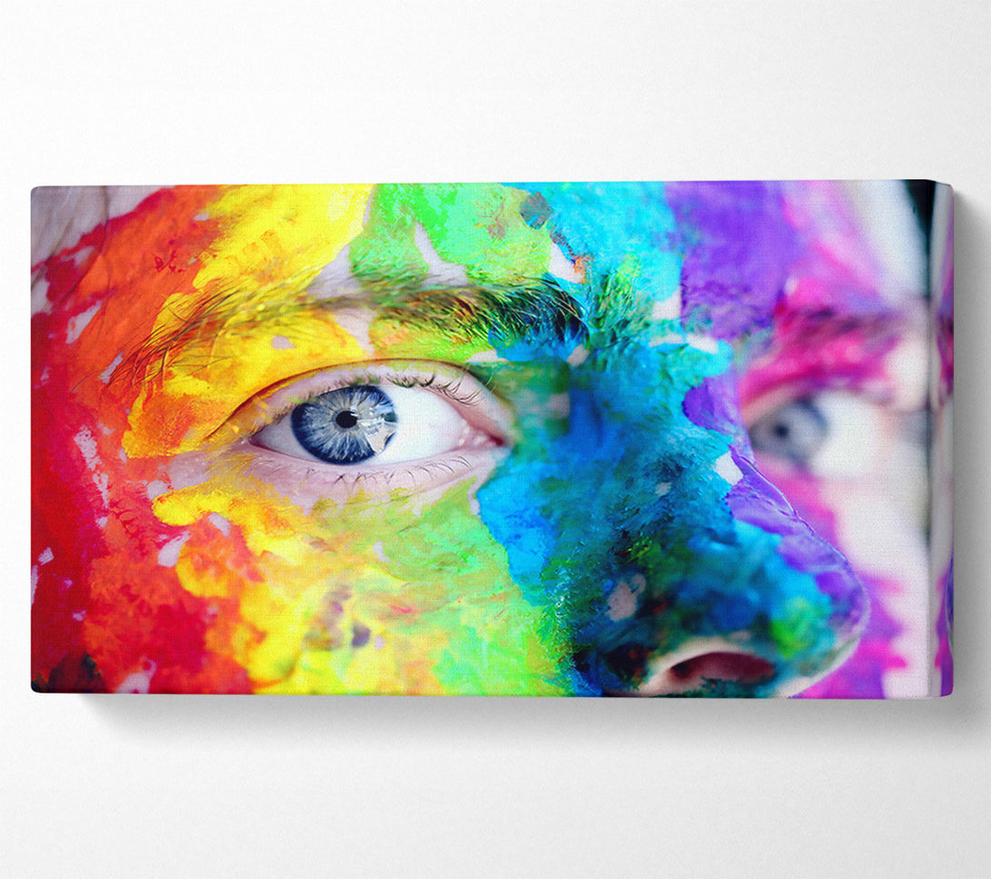  A Canvas Print of Blue Canvas Vision Canvas Wall Art