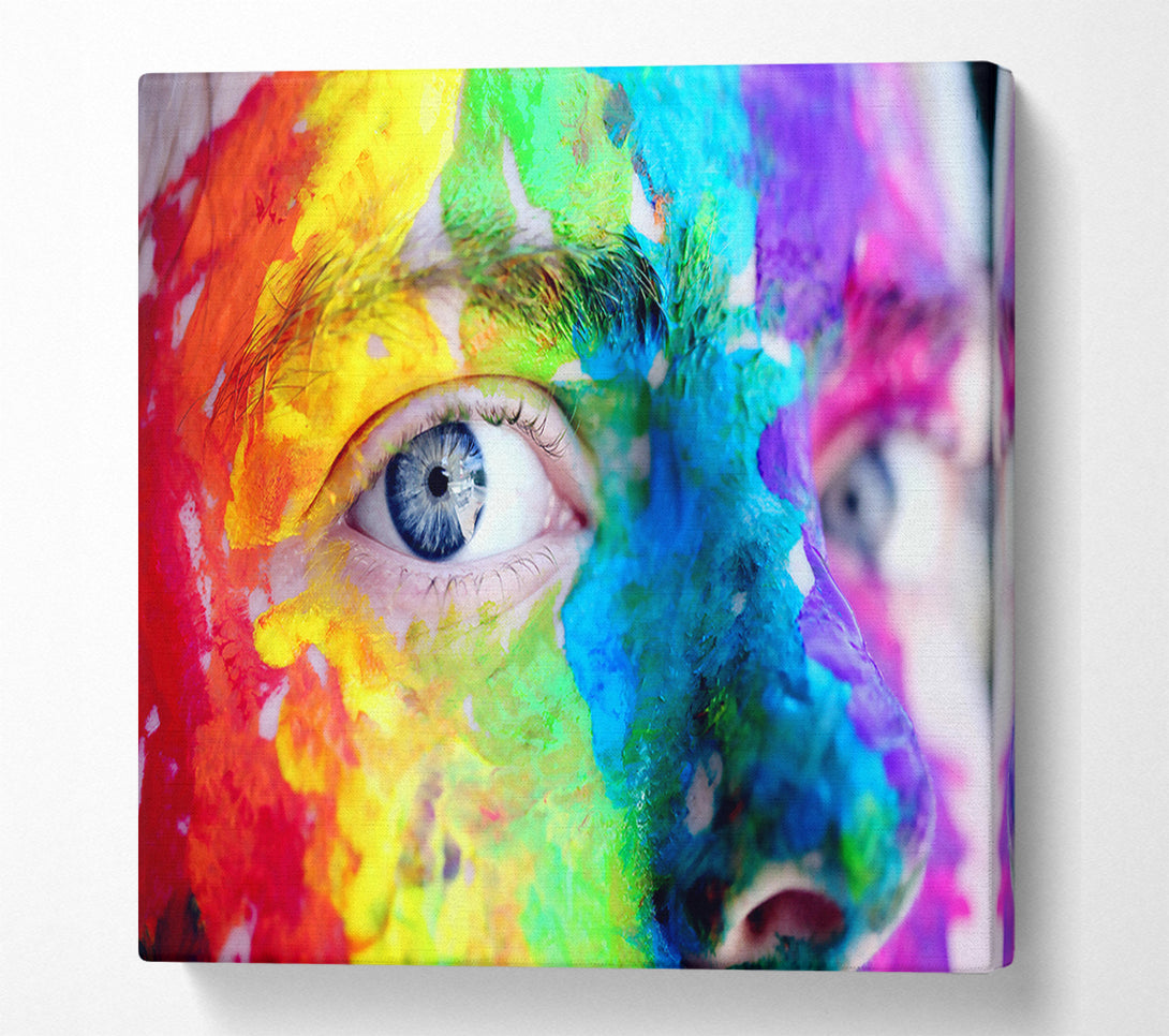  A Canvas Print of Blue Canvas Vision Canvas Wall Art