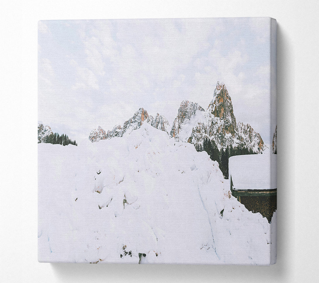  A Canvas Print of White Mountain Peak Canvas Print