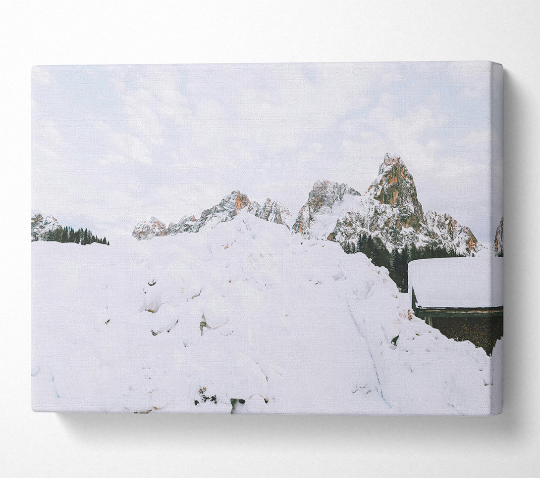  A Canvas Print of White Mountain Peak Canvas Print