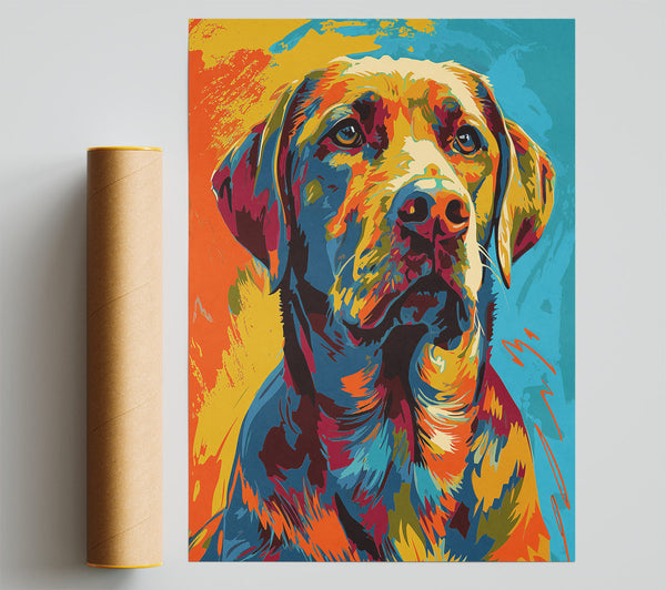 Golden Retriever Gaze Giclee Print