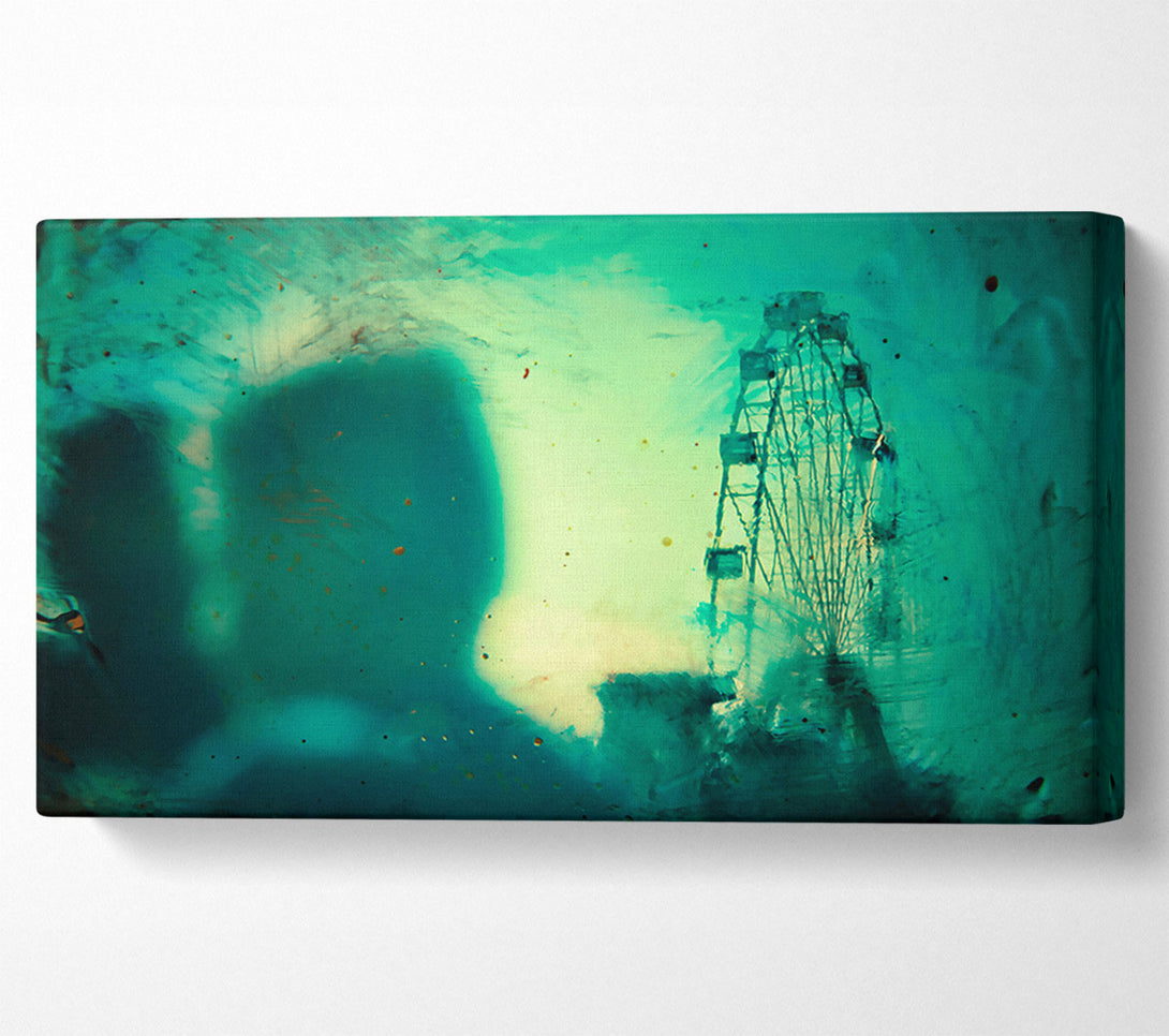  A Canvas Print of Emerald Ferris Wheel Canvas Art