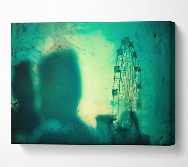  A Canvas Print of Emerald Ferris Wheel Canvas Art
