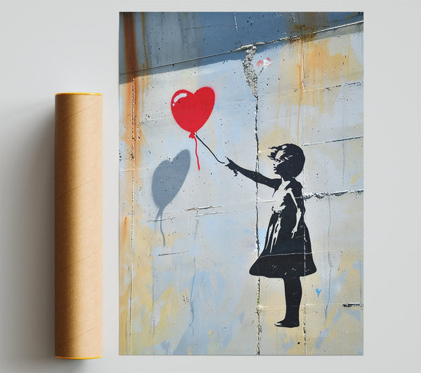 Red Heart'S Farewell Print