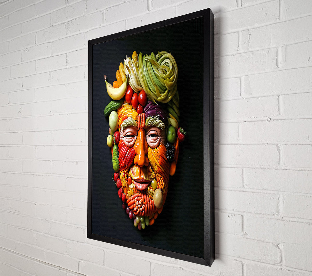  A Canvas Print of Donald Trump Vegetables Canvas Wall Art
