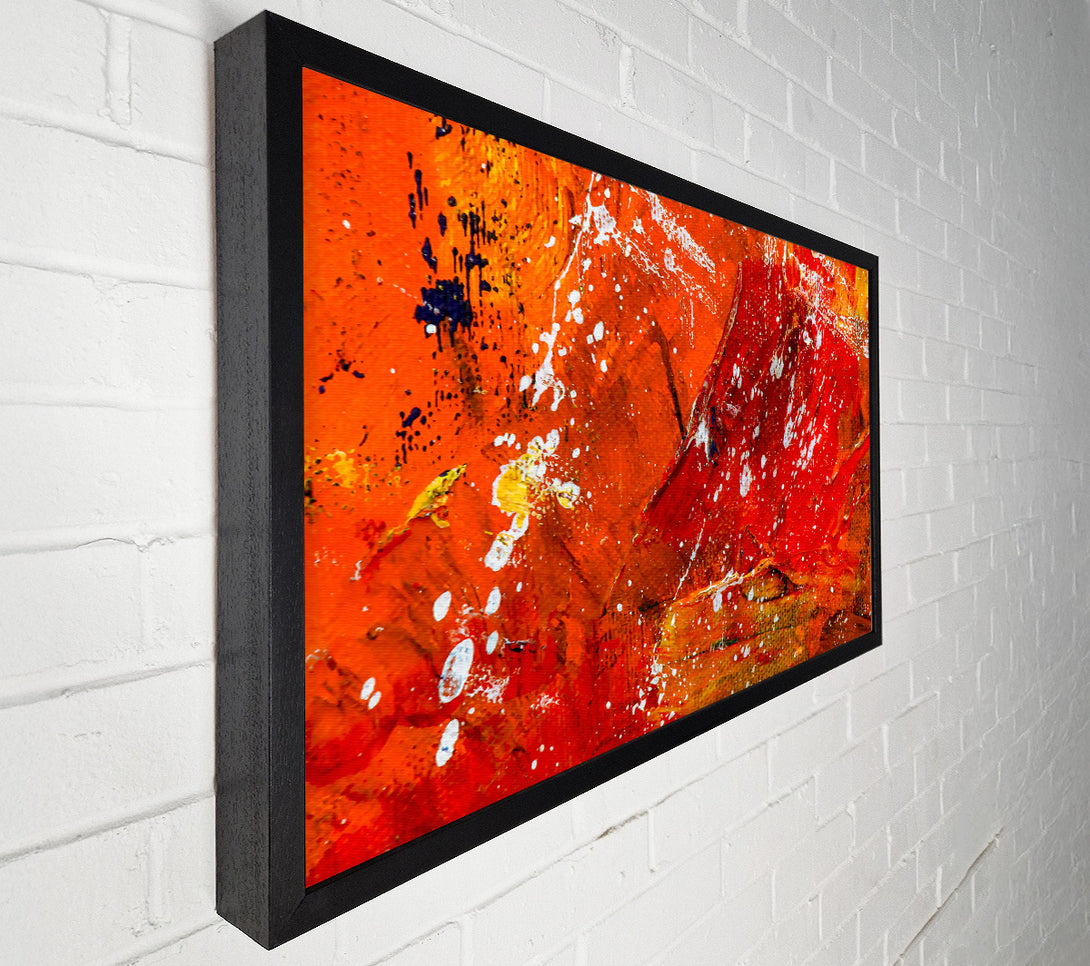  A Canvas Print of Crimson Splattering Dreams Canvas Print