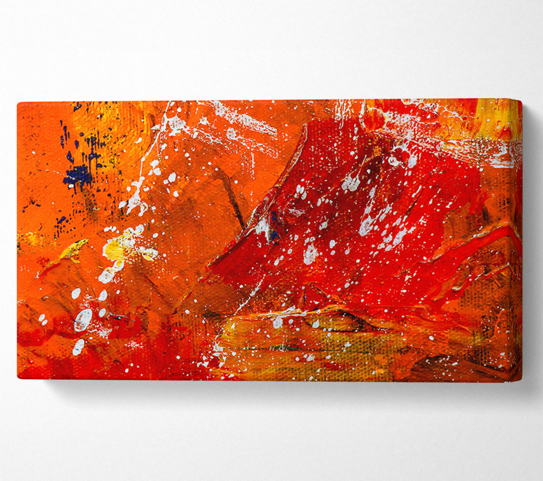  A Canvas Print of Crimson Splattering Dreams Canvas Print