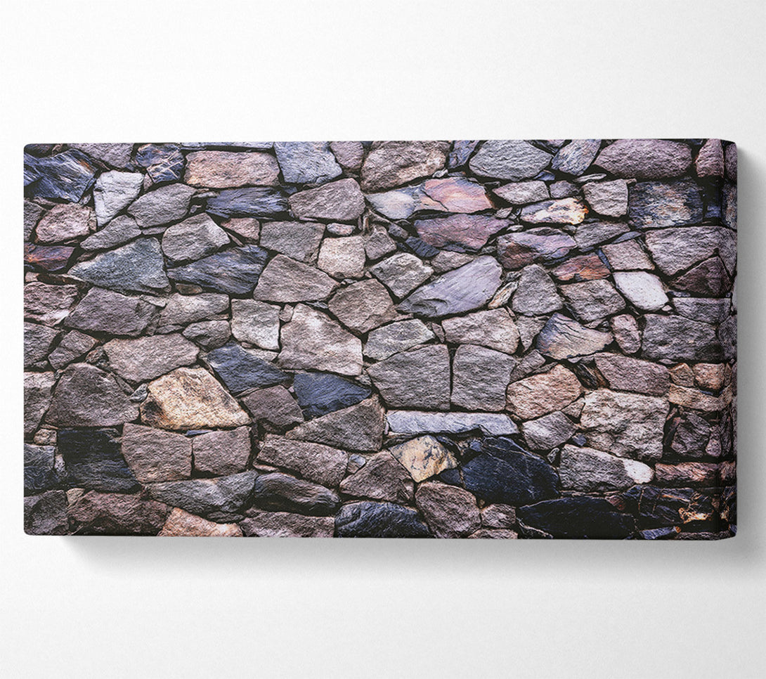  A Canvas Print of Greystone Wall Texture Canvas Wall Art