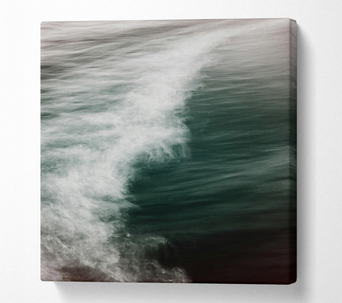  A Canvas Print of Emerald Water'S Embrace Canvas Art