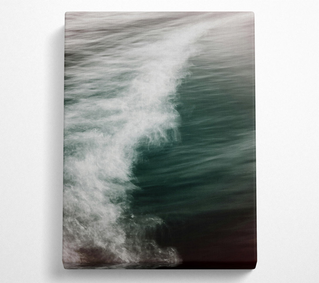  A Canvas Print of Emerald Water'S Embrace Canvas Art