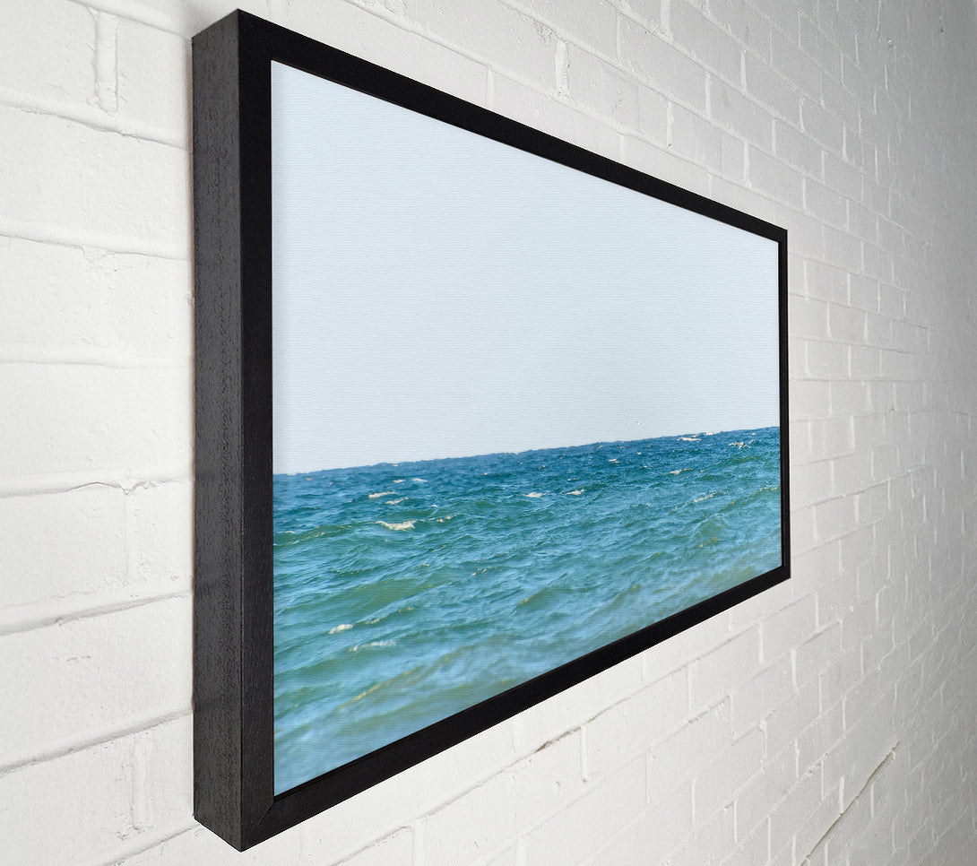  A Canvas Print of Azure Ocean Calm Canvas Art