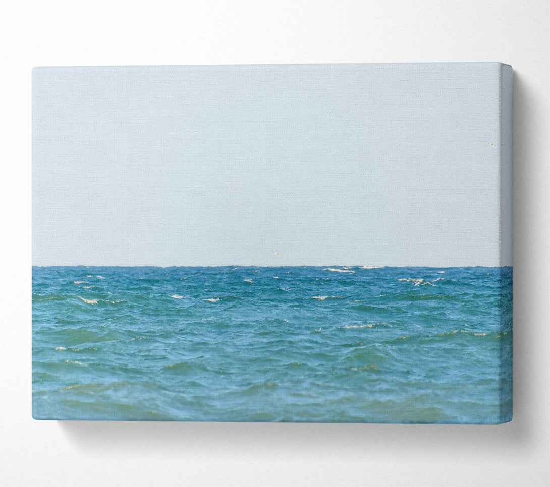  A Canvas Print of Azure Ocean Calm Canvas Art