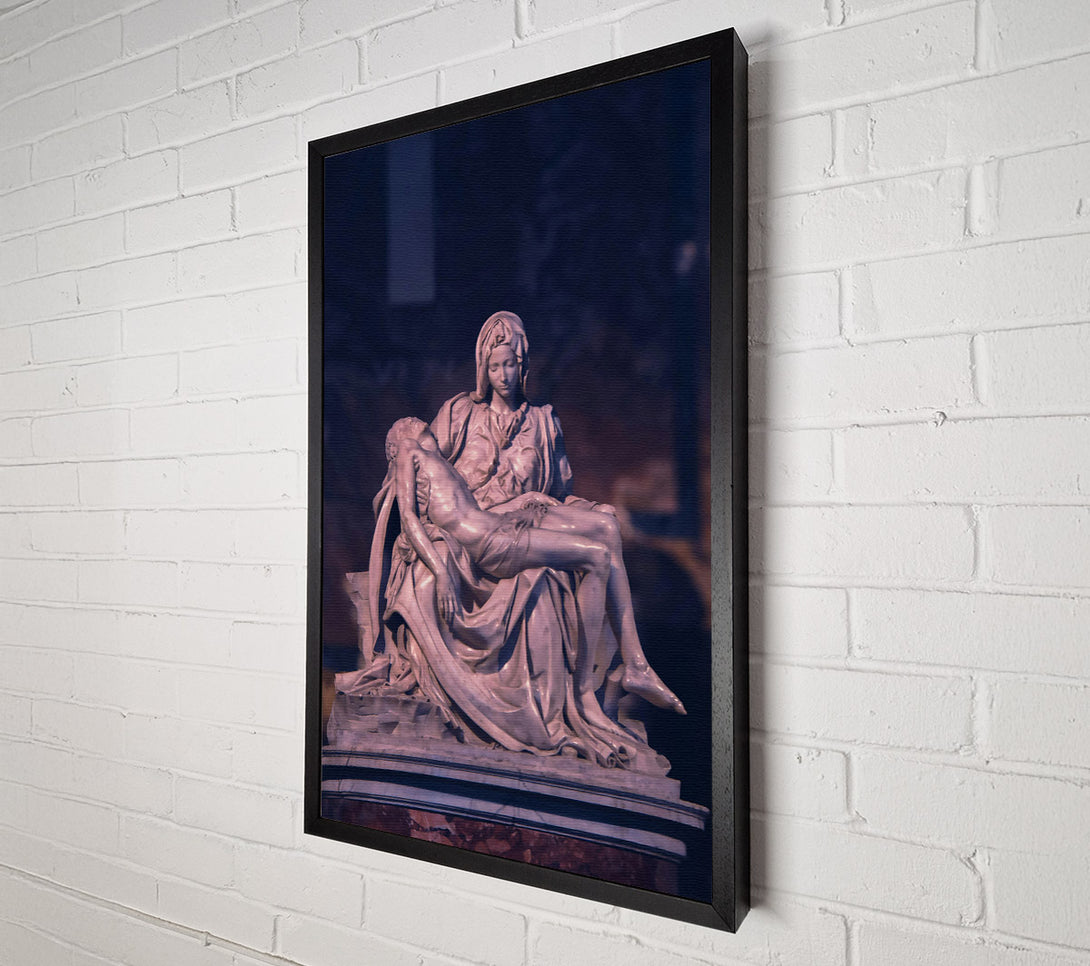 A Canvas Print of Ivory Lamentation Statue Canvas Print