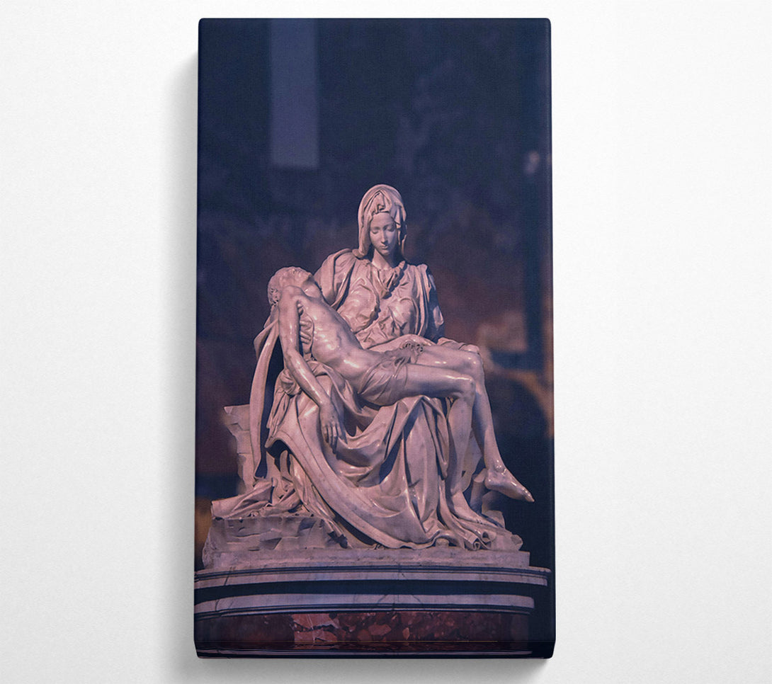  A Canvas Print of Ivory Lamentation Statue Canvas Print