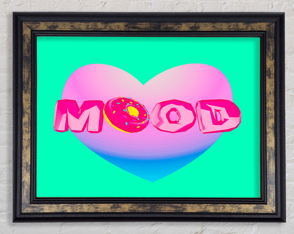 Donut Mood Framed Print