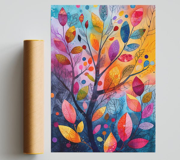 Orange Autumn Dreams Print