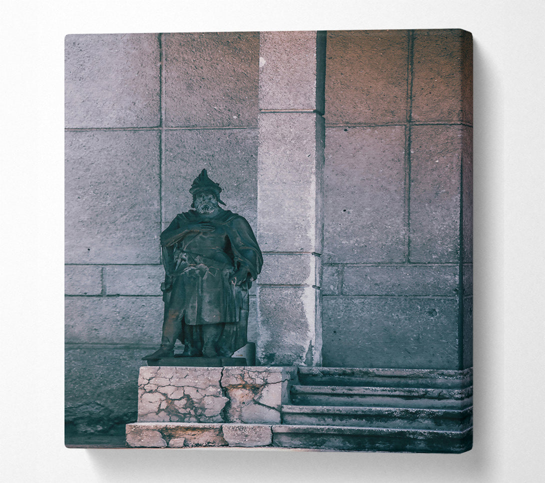  A Canvas Print of Grey Stone Sentinel Canvas Print