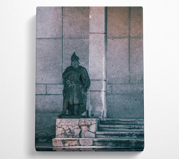  A Canvas Print of Grey Stone Sentinel Canvas Print