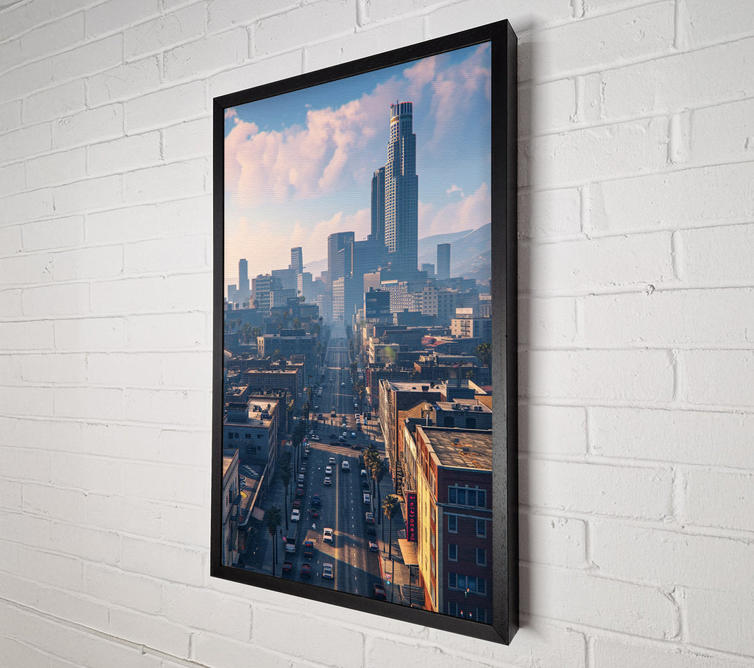  A Canvas Print of Downtown Los Santos Canvas Art