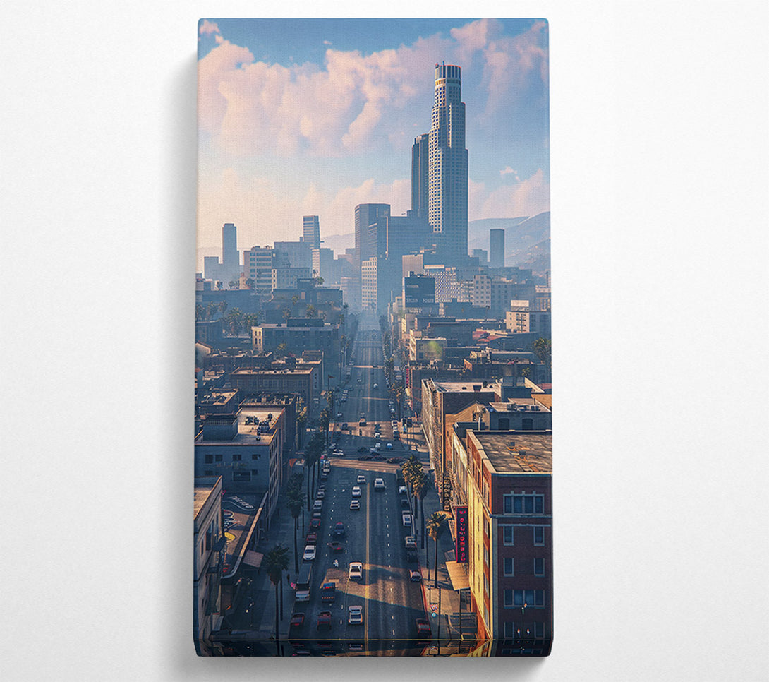  A Canvas Print of Downtown Los Santos Canvas Art