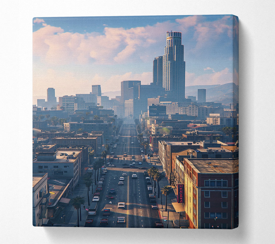  A Canvas Print of Downtown Los Santos Canvas Art