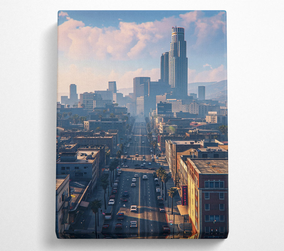  A Canvas Print of Downtown Los Santos Canvas Art