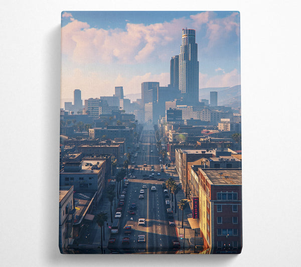 A Canvas Print of Downtown Los Santos Canvas Art