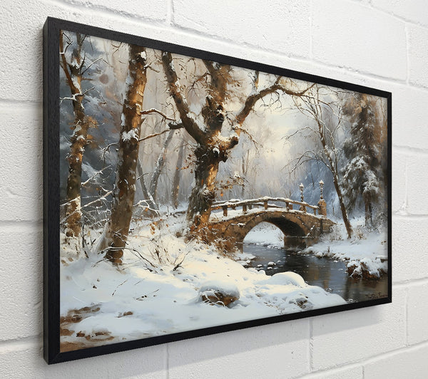 Golden Winter Bridge