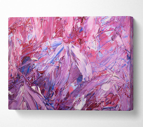  A Canvas Print of Lavender Swirls Of Color Canvas Art