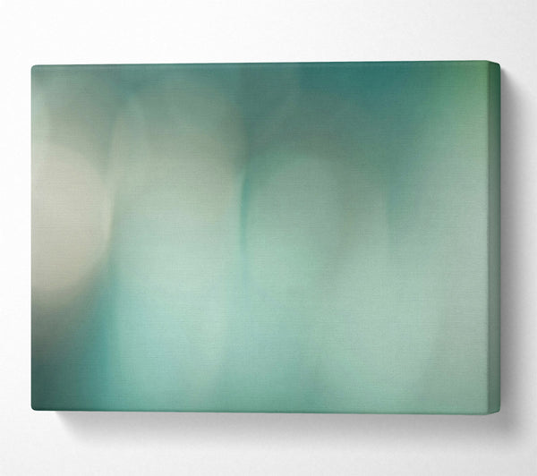  A Canvas Print of Teal Abstract Blur Canvas Print
