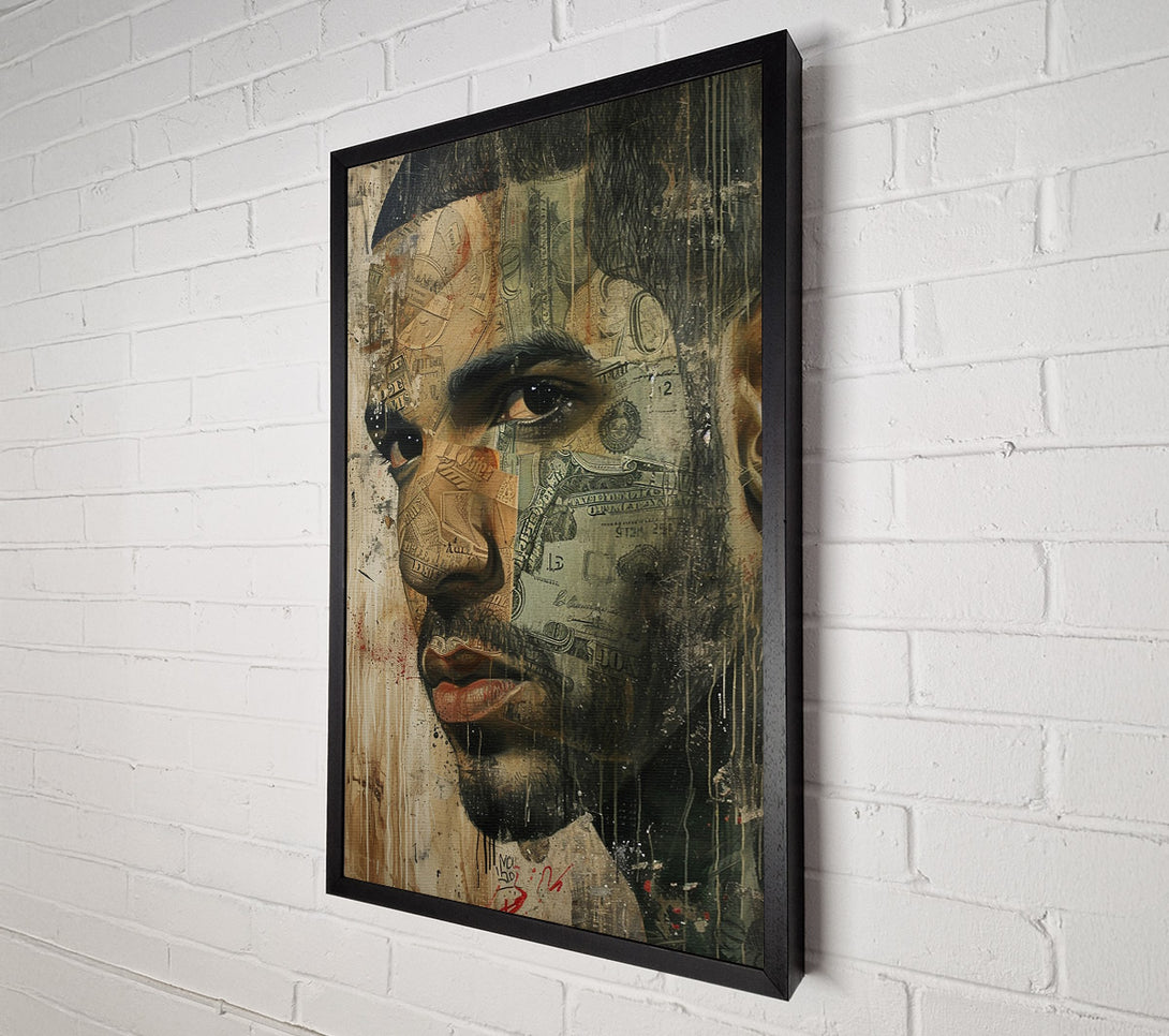  A Canvas Print of Drake Money Canvas Print