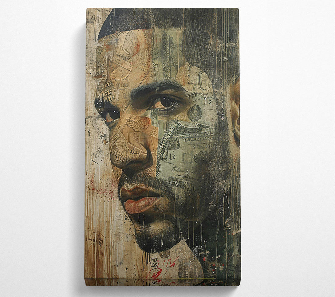  A Canvas Print of Drake Money Canvas Print